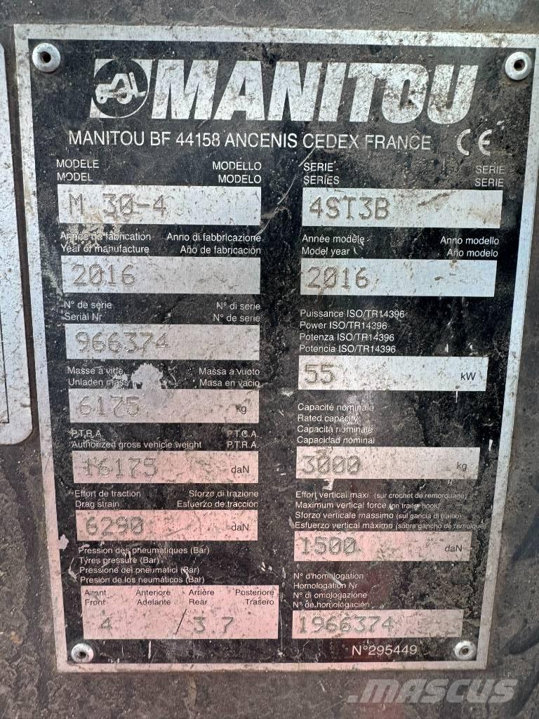 Manitou M30-4 Dyzeliniai krautuvai