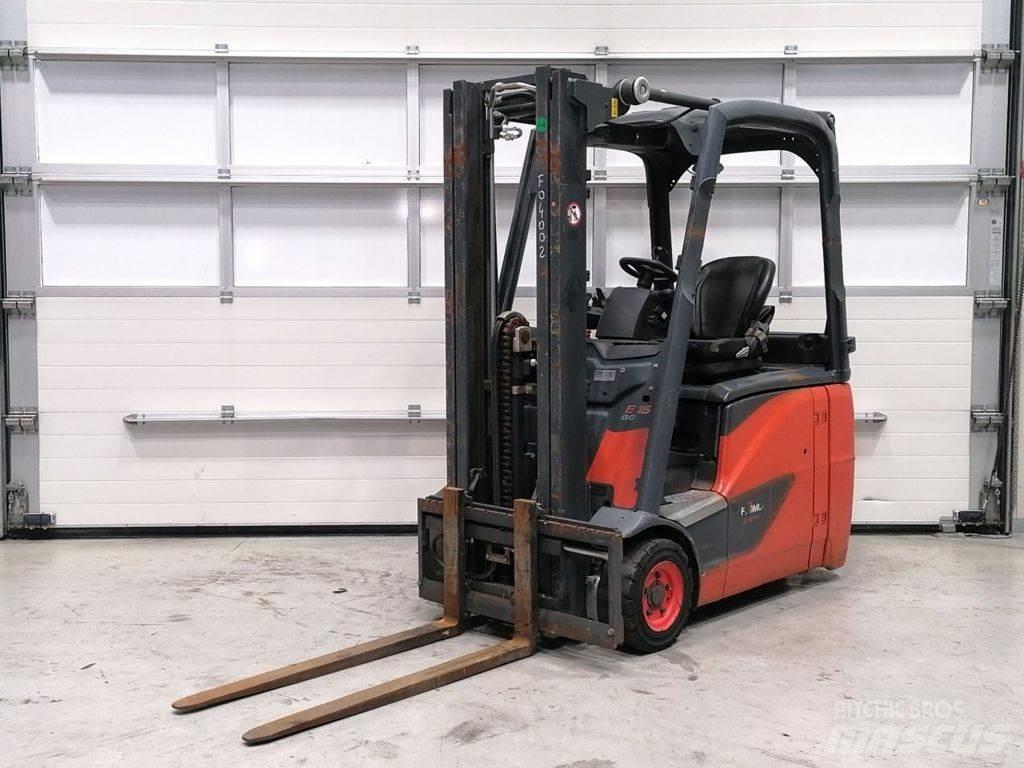 Linde E16H-02 Elektriniai šakiniai krautuvai