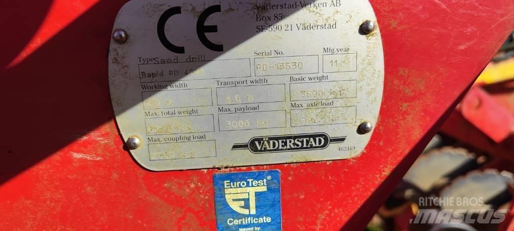 Väderstad Rapid400S Sėjamieji kombainai