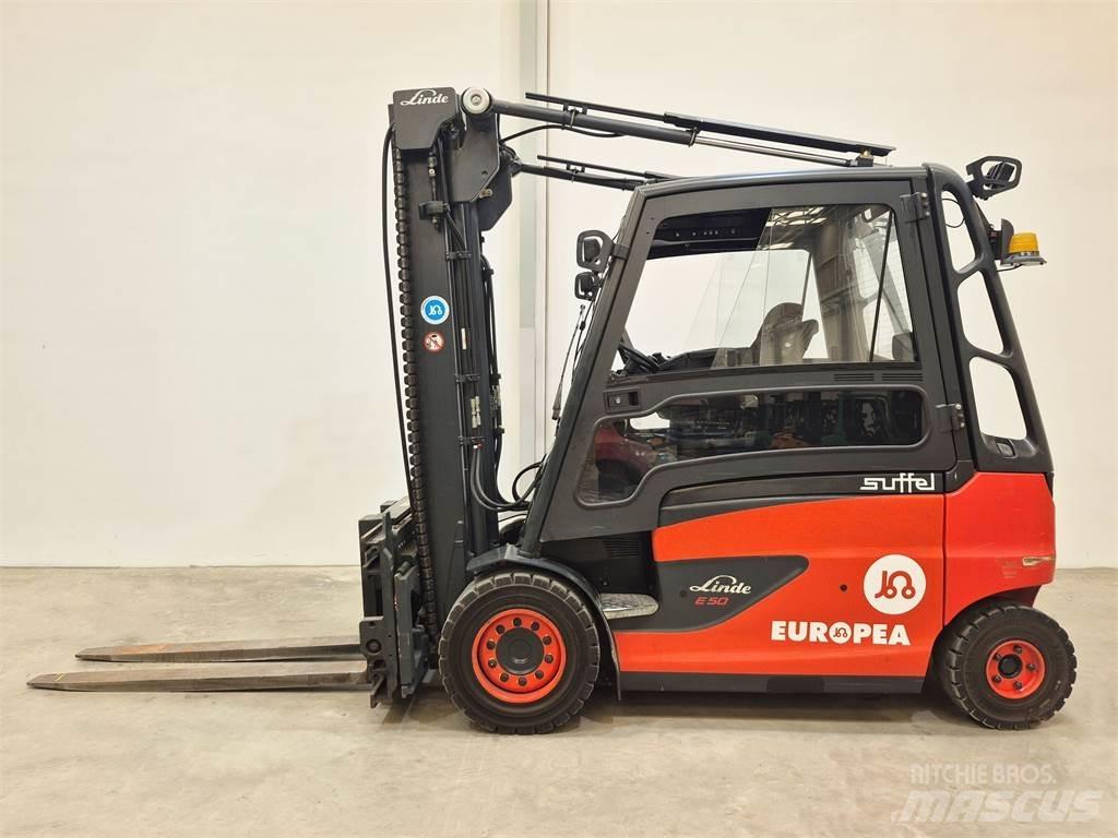 Linde E50HL 01 600 Elektriniai šakiniai krautuvai