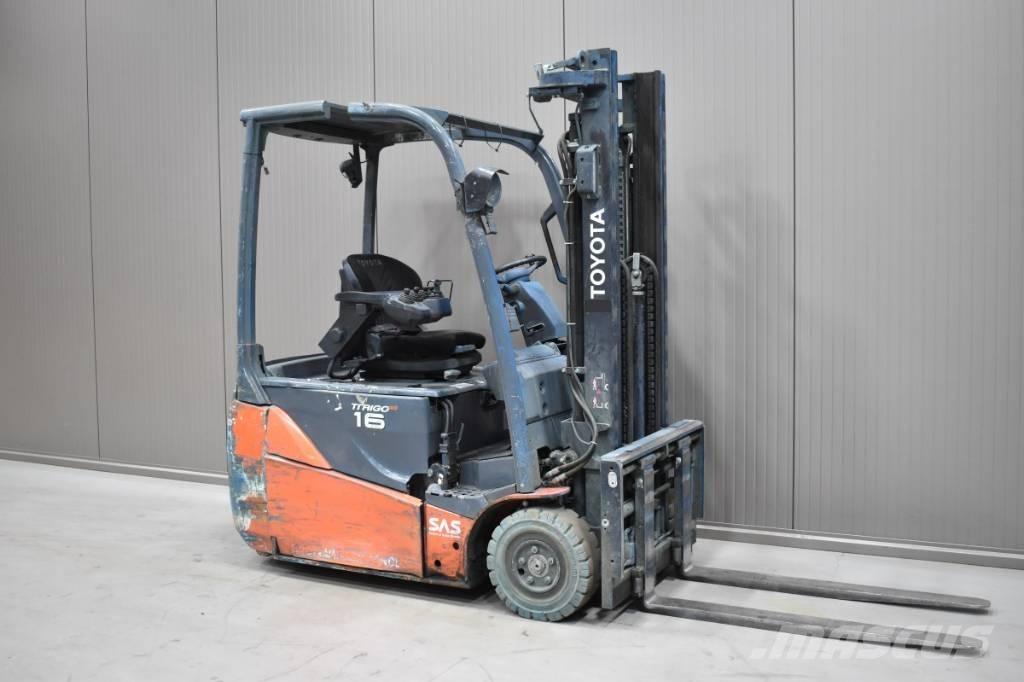 Toyota 8FBE16T Elektriniai šakiniai krautuvai