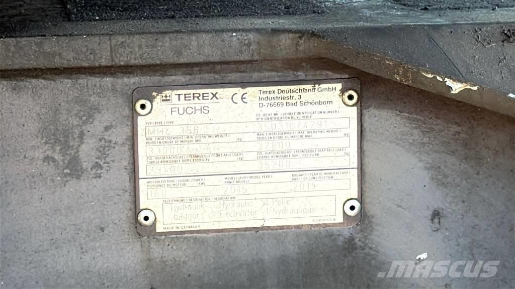 Terex Fuchs MHL 350E Krovimas/Kėlimas - Kita