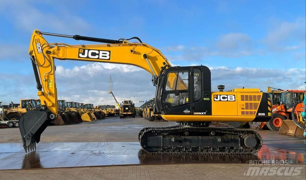JCB 205 Vikšriniai ekskavatoriai