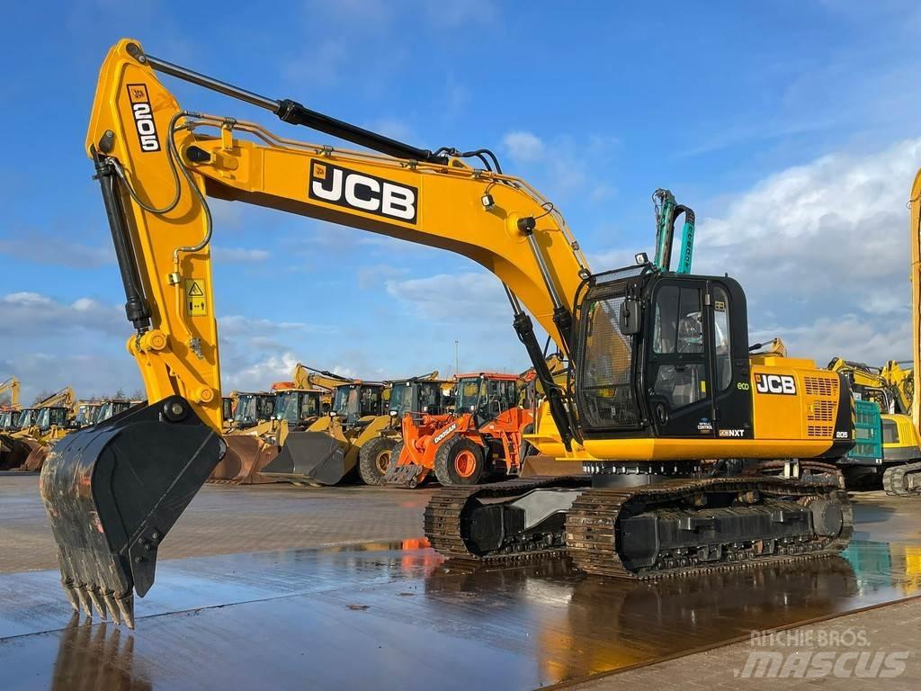 JCB 205 Vikšriniai ekskavatoriai