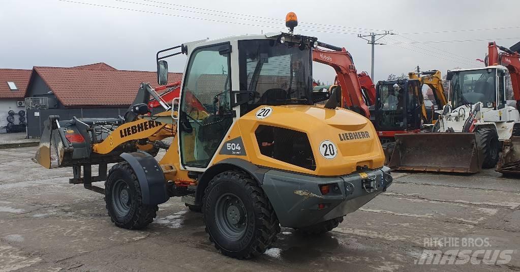 Liebherr L504C Naudoti ratiniai krautuvai