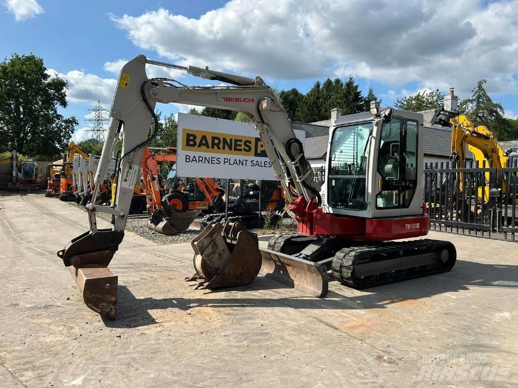 Takeuchi TB 153 FR Vidutinės galios ekskavatoriai 7-12 t