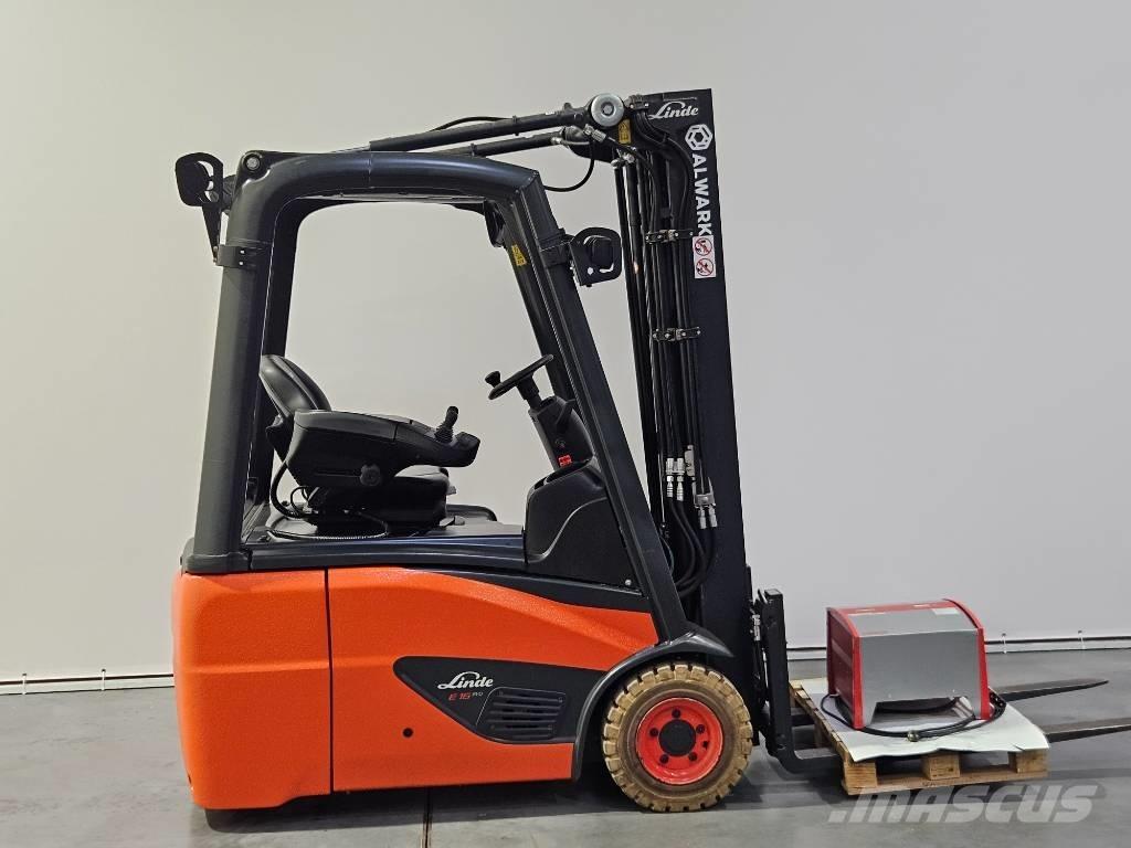 Linde E16C Elektriniai šakiniai krautuvai