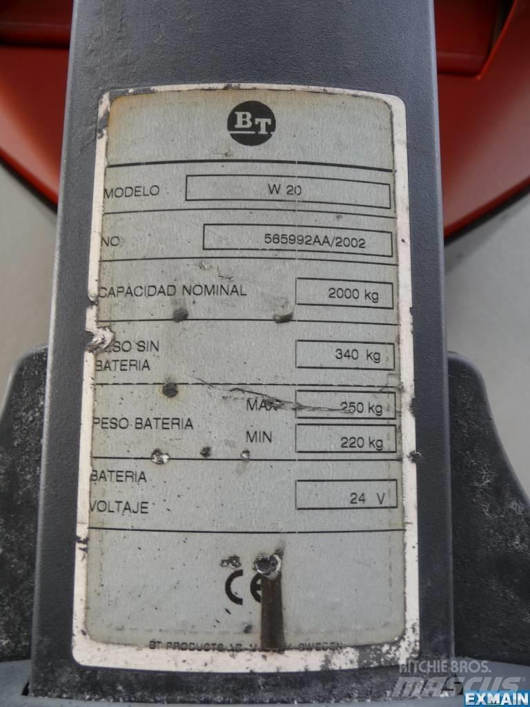 BT W 20 Mažų aukščių keltuvai