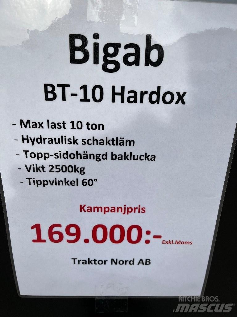Bigab BT 10 HARDOX Savivartės priekabos