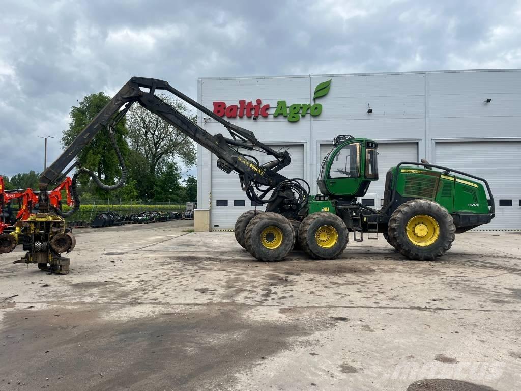 John Deere 1470 E Miško technika (Harvesteriai)