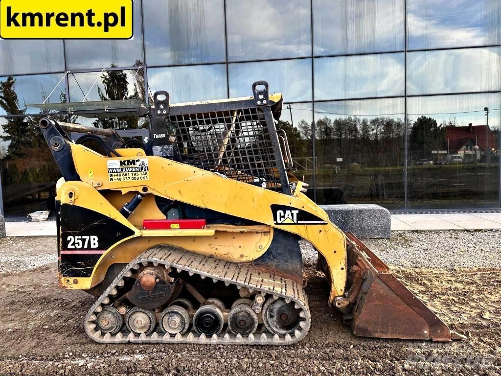 CAT 257 B Krautuvai su šoniniu pasukimu