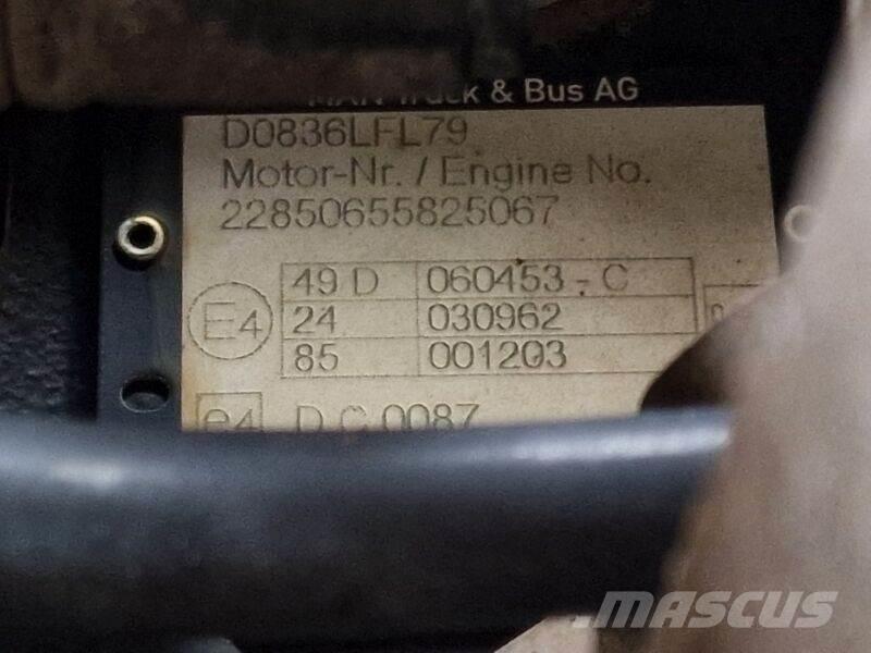 MAN D0836 LFL79 Varikliai