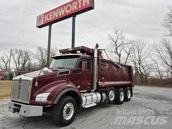Kenworth T880 Savivarčių priekabų vilkikai