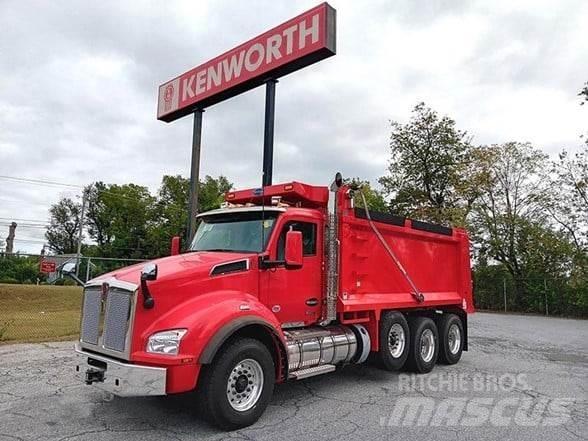 Kenworth T880 Savivarčių priekabų vilkikai
