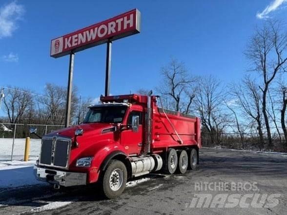 Kenworth T880 Savivarčių priekabų vilkikai
