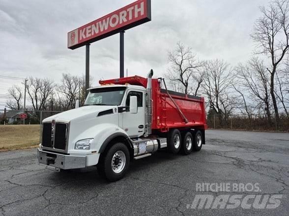Kenworth T880 Savivarčių priekabų vilkikai