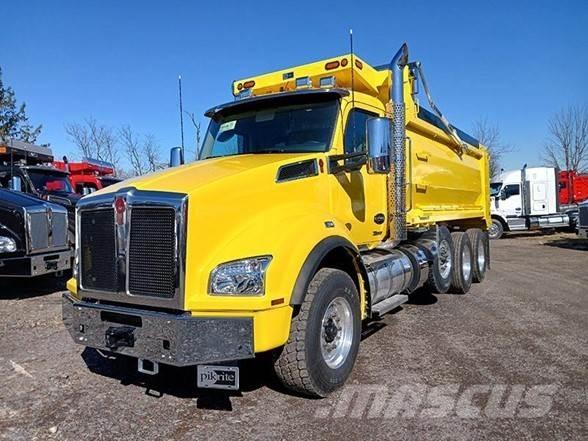 Kenworth T880 Savivarčių priekabų vilkikai