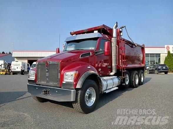 Kenworth T880 Savivarčių priekabų vilkikai