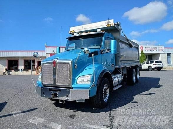 Kenworth T880 Savivarčių priekabų vilkikai