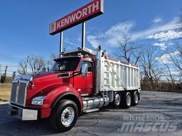 Kenworth T880 Savivarčių priekabų vilkikai
