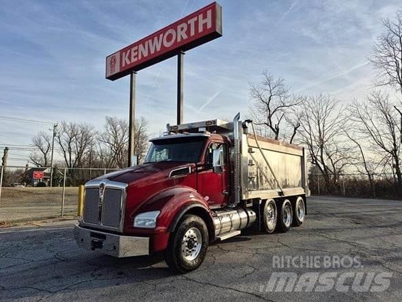 Kenworth T880 Savivarčių priekabų vilkikai