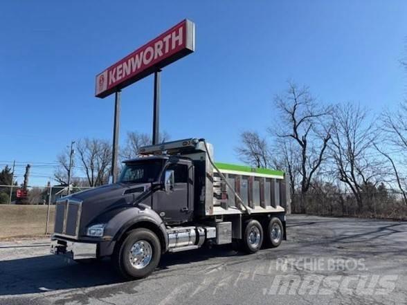 Kenworth T880 Savivarčių priekabų vilkikai