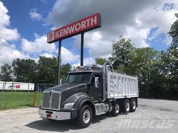 Kenworth T880 Savivarčių priekabų vilkikai