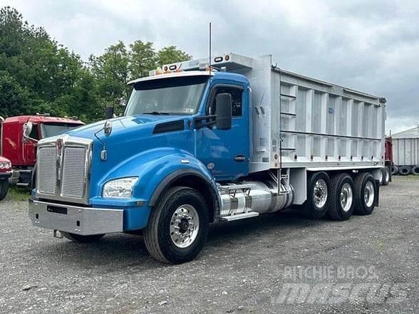 Kenworth T880 Savivarčių priekabų vilkikai