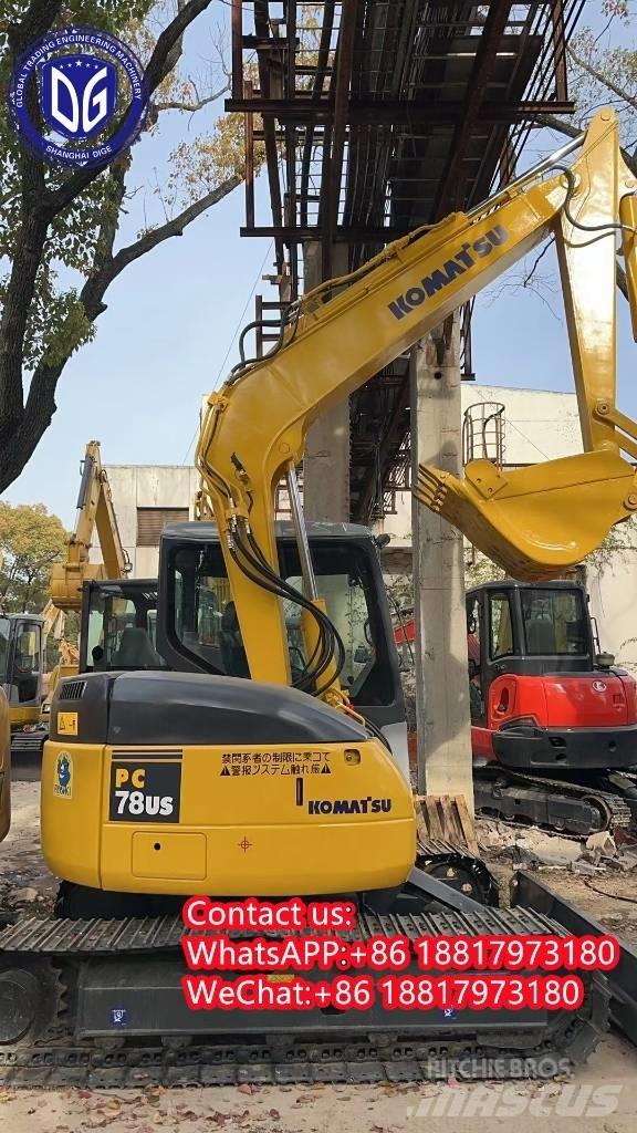 Komatsu PC 78 US Vikšriniai ekskavatoriai