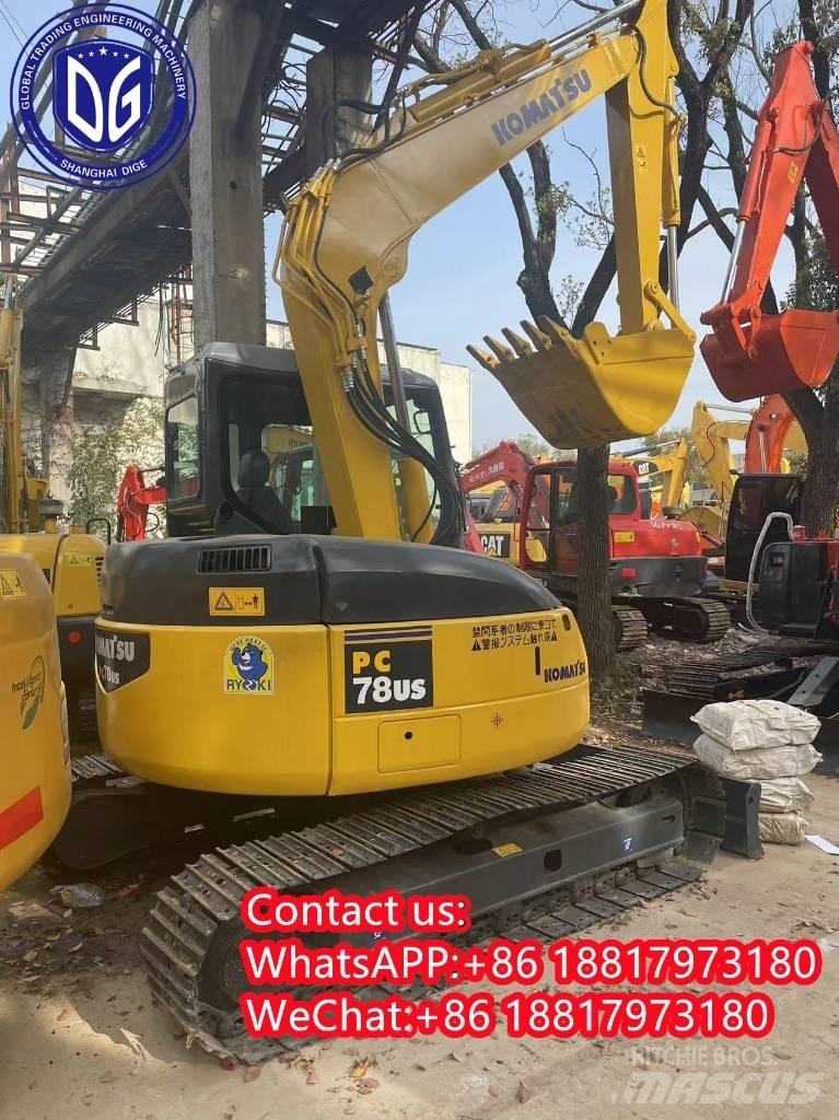 Komatsu PC 78 US Vikšriniai ekskavatoriai
