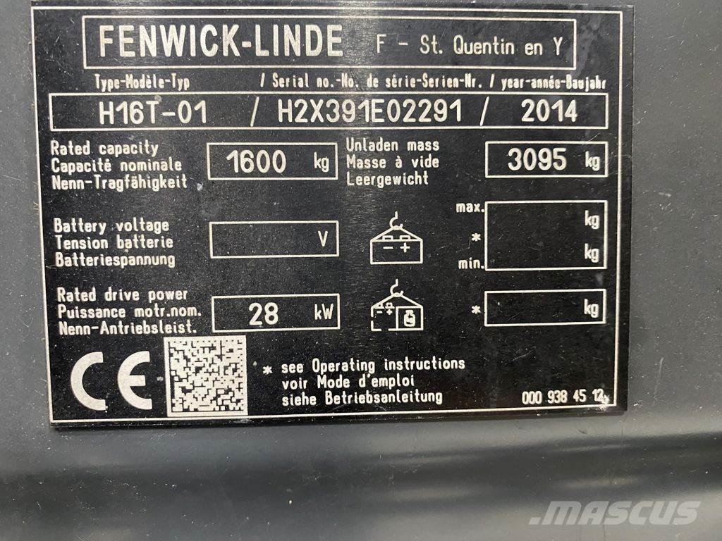Linde H16T Šakiniai krautuvai - Kita