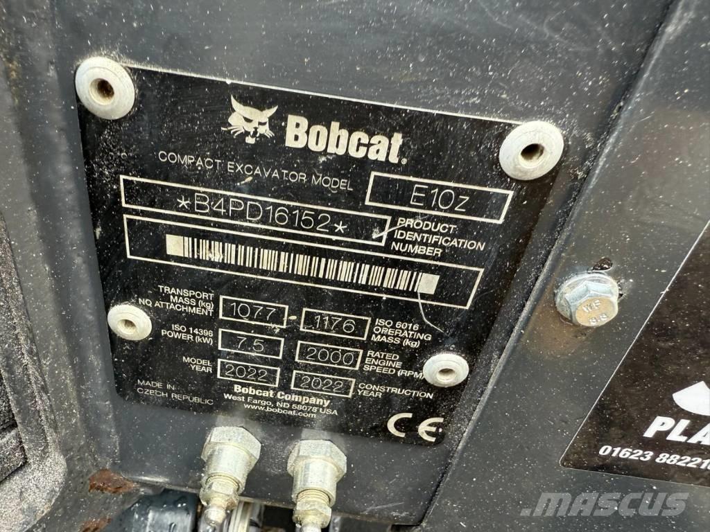 Bobcat E 10z Mini ekskavatoriai < 7 t