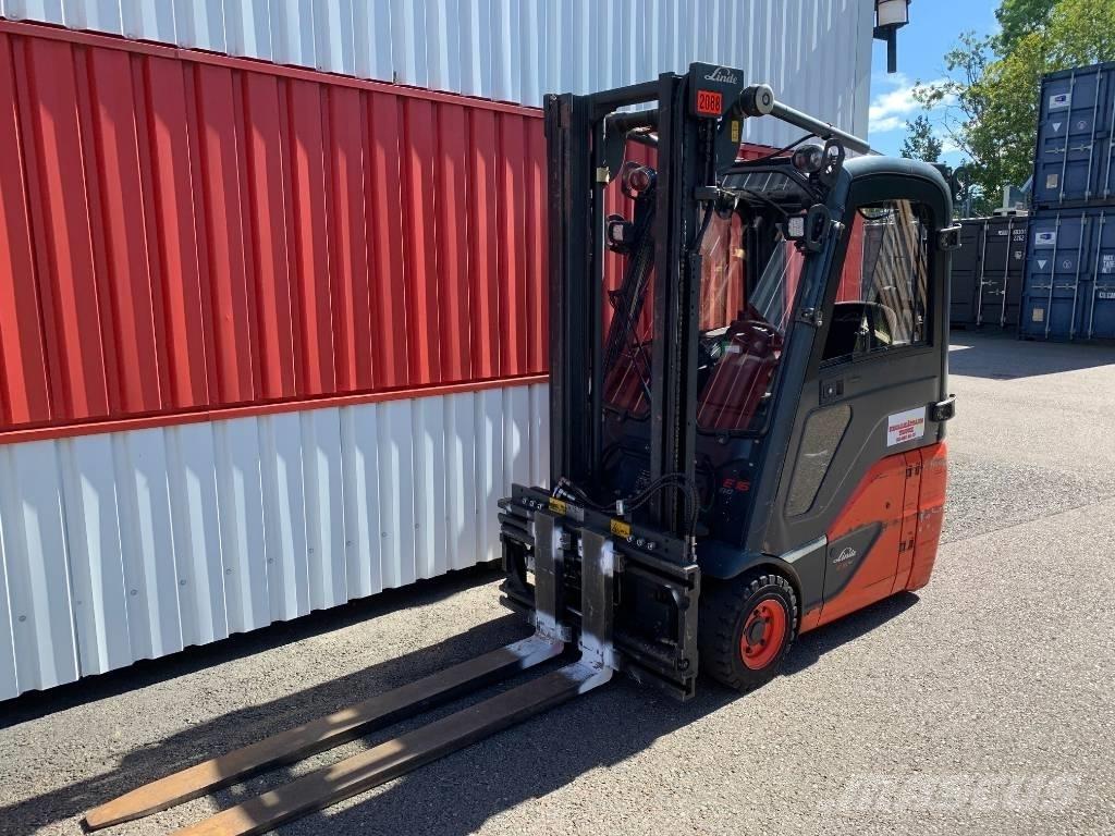 Linde E 16 C-02 Elektriniai šakiniai krautuvai