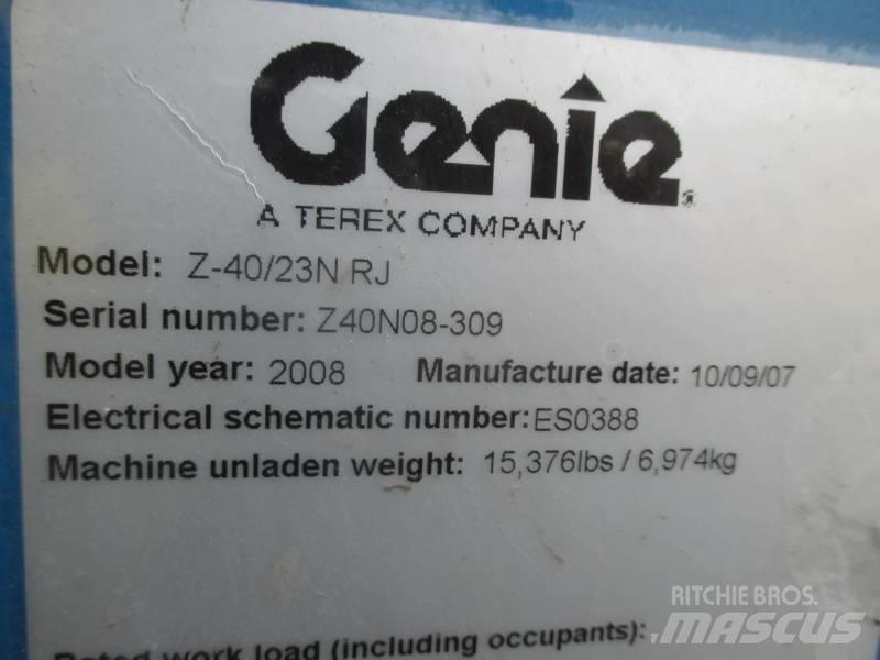 Genie Z 40/23 N RJ Alkūniniai keltuvai