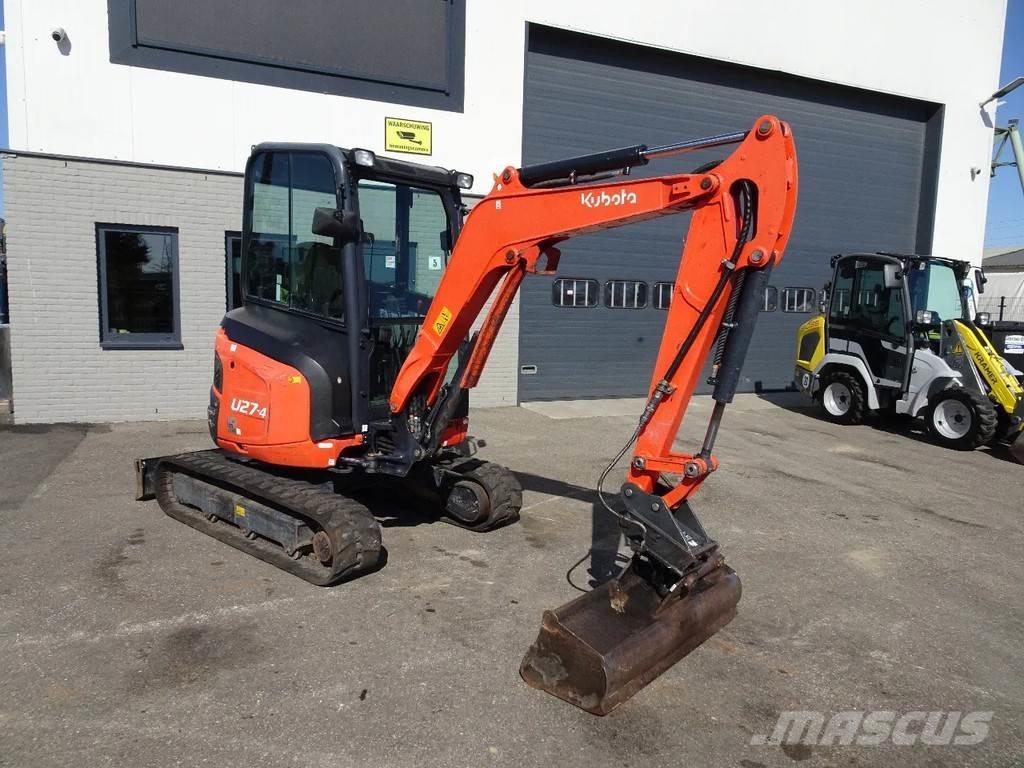 Kubota U27-4 Mini ekskavatoriai < 7 t