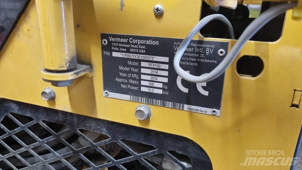 Vermeer RTX150 Tranšėjų ekskavatoriai