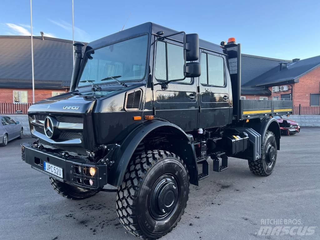 Mercedes-Benz Unimog Platformos/ Pakrovimas iš šono