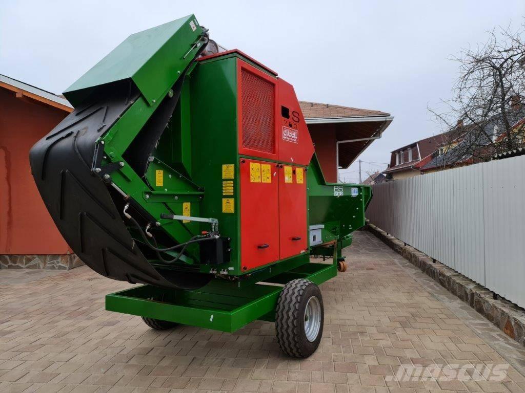  Greentechnik BS760 Medienos smulkintuvai
