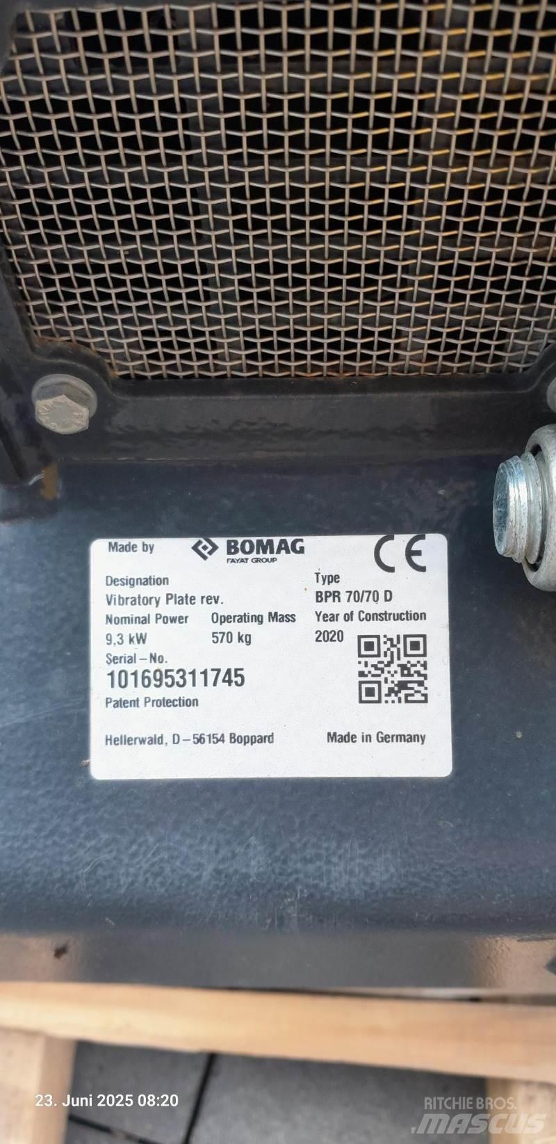 Bomag BPR 70/70 DE Vibratoriai