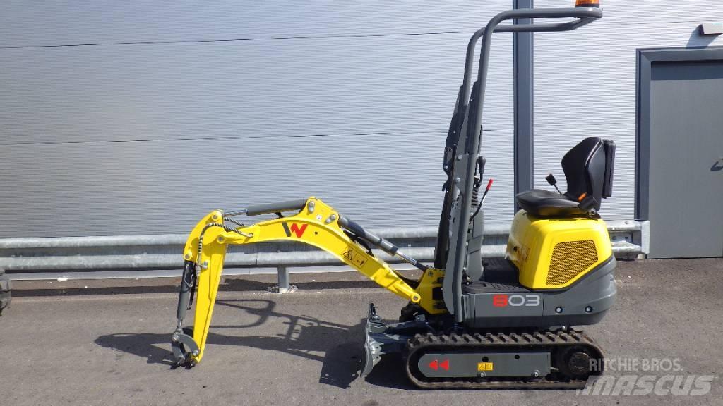 Wacker Neuson 803-2 Vikšriniai ekskavatoriai