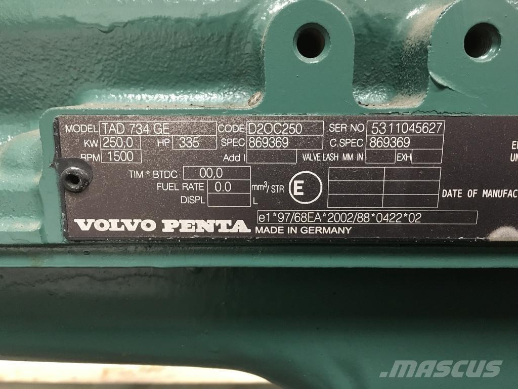 Volvo TAD734GE NEW Varikliai