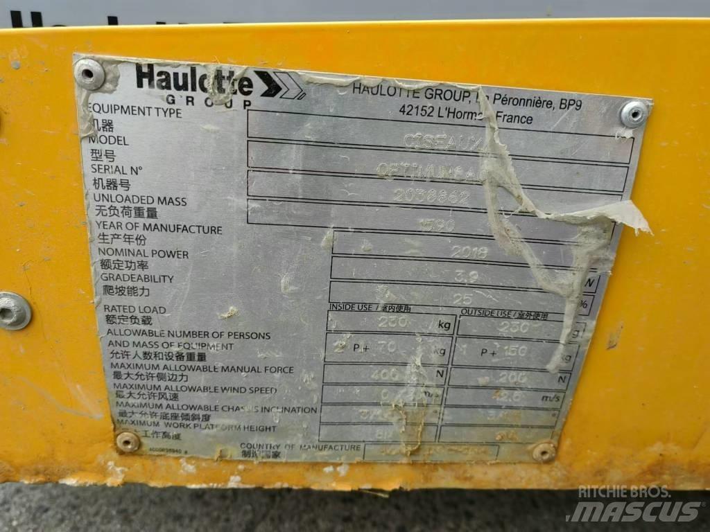 Haulotte OPTIMUM 8 Žirkliniai keltuvai