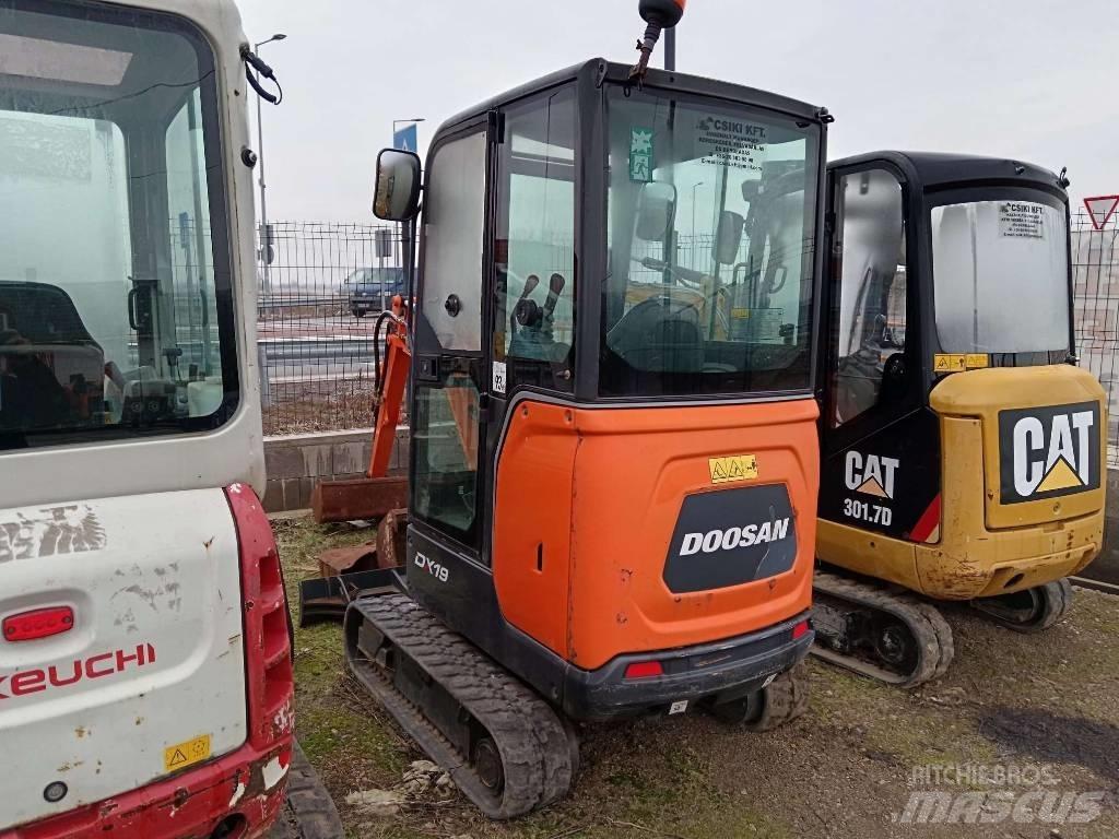 Doosan DX 19 Mini ekskavatoriai < 7 t