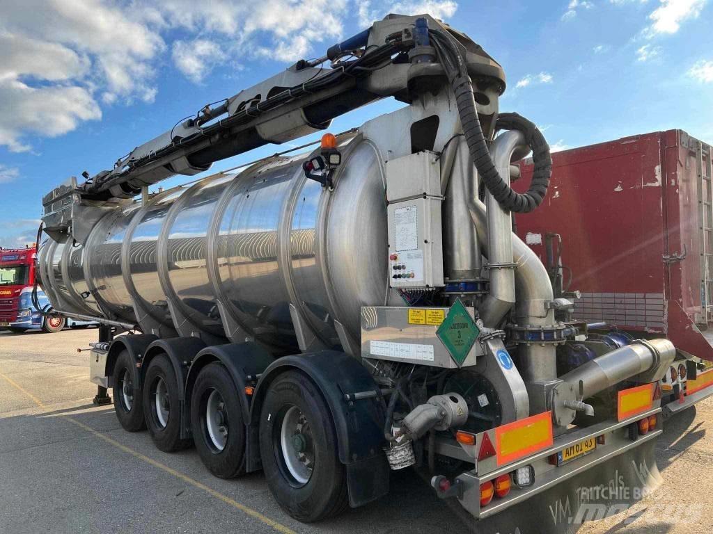 VM tarm tanktrailer Cisternos puspriekabės