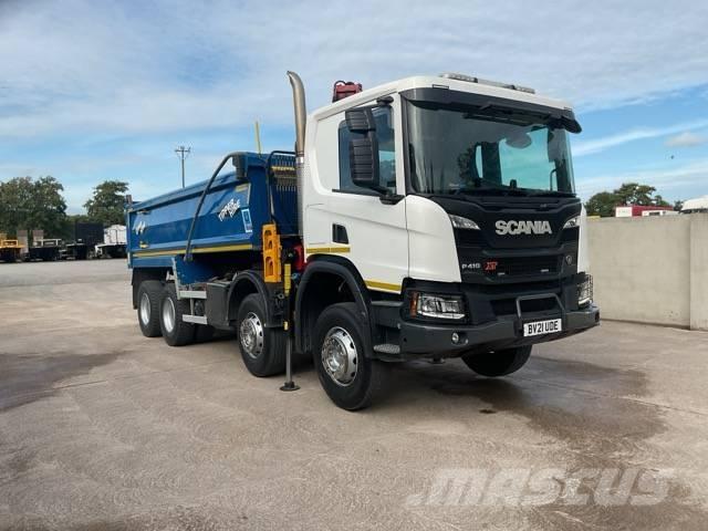 Scania P410 XT Savivarčių priekabų vilkikai