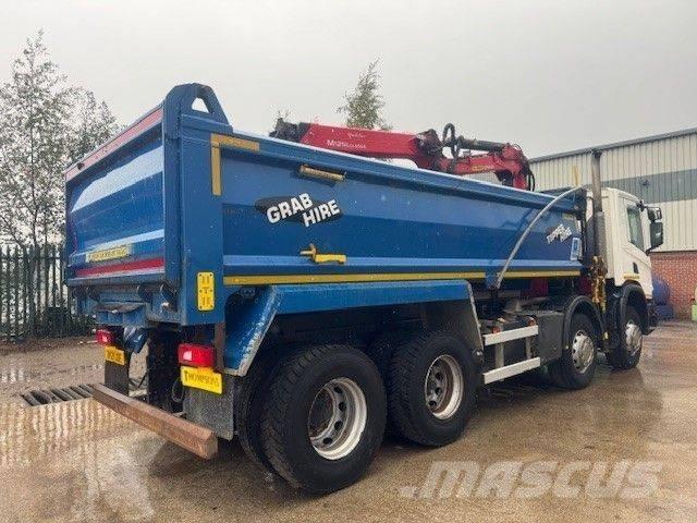 Scania P410 XT Savivarčių priekabų vilkikai