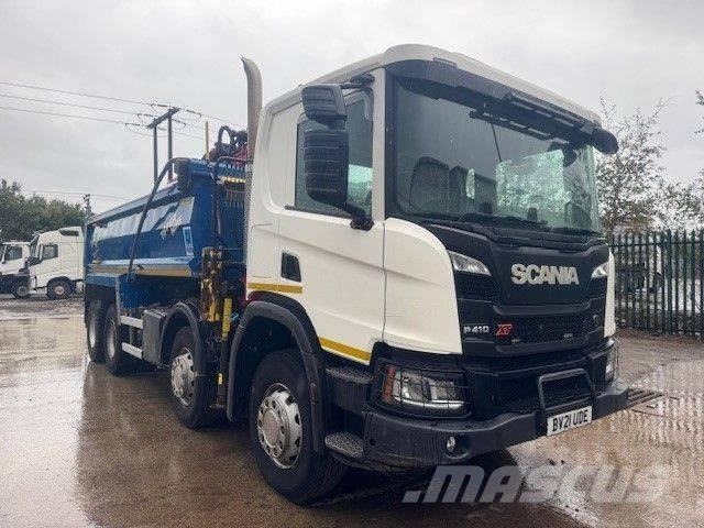 Scania P410 XT Savivarčių priekabų vilkikai