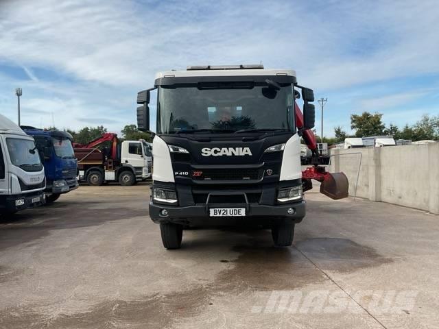 Scania P410 XT Savivarčių priekabų vilkikai