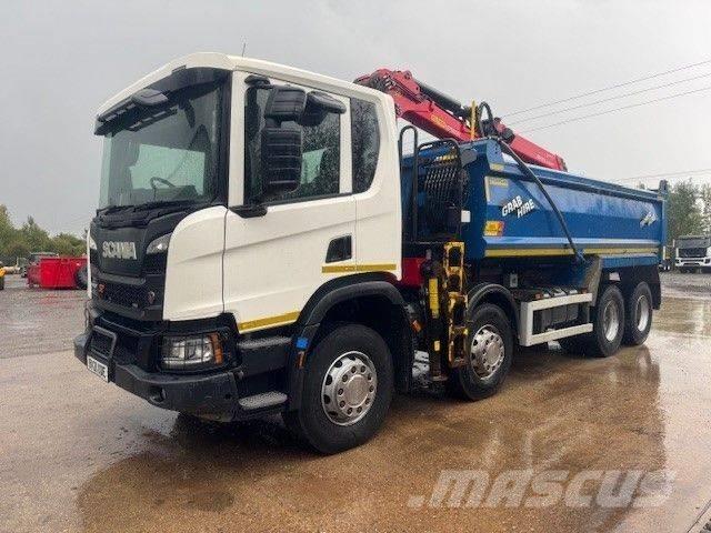 Scania P410 XT Savivarčių priekabų vilkikai