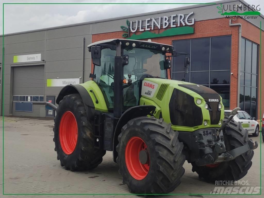CLAAS Axion 850 Traktoriai